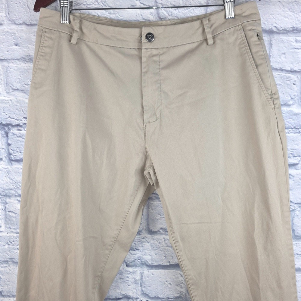 Birddogs Boomstick Mens Khaki Lined Performance Chino Pants 34X30